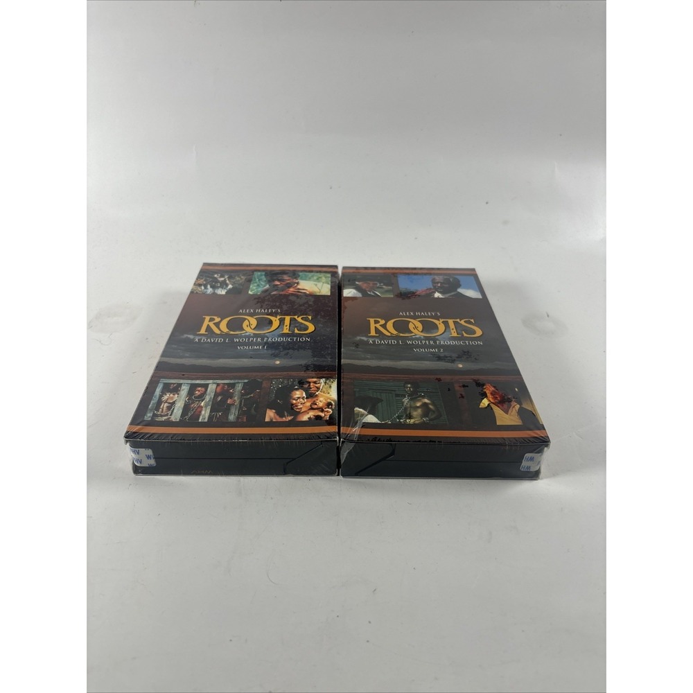 Roots Alex Haley VHS Vol 1 & 2 Sealed David L Wolper Production Classic - Picture 4 of 11
